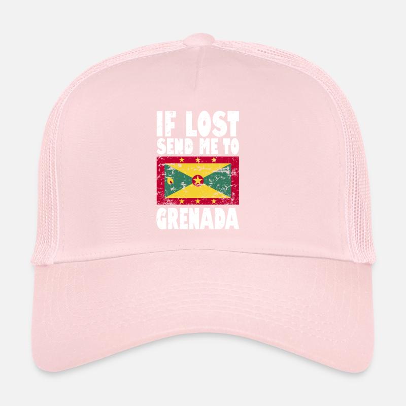 Grenada Flag Saying Trucker Cap
