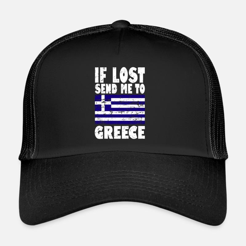 Drapeau de la Grèce Casquette trucker 