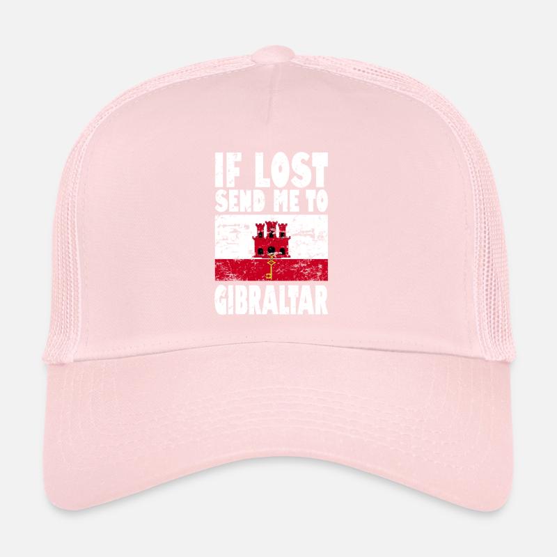 Drapeau de Gibraltar Disant Casquette trucker 