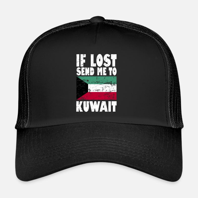Kuwait Flag Saying Trucker Cap