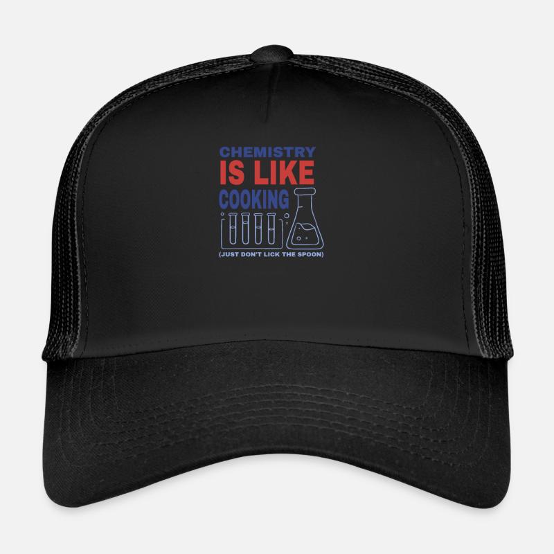 Сhemistry Ist Wie Kochlöffel School Science Trucker Cap