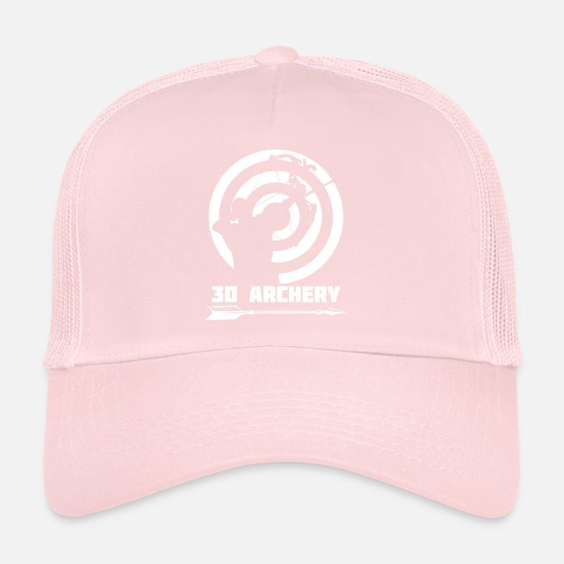 3D Archery Arc Recourbé Feuille composée Casquette trucker 