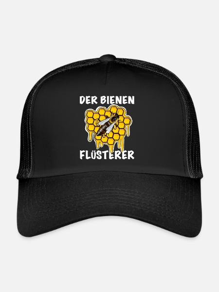 Imker der Bienen Flüsterer - Trucker Cap - Schwarz/Schwarz