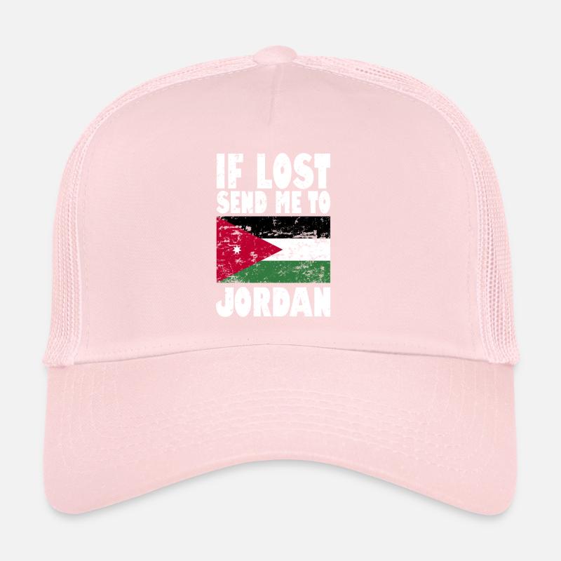 Drapeau de Jordanie Casquette trucker 