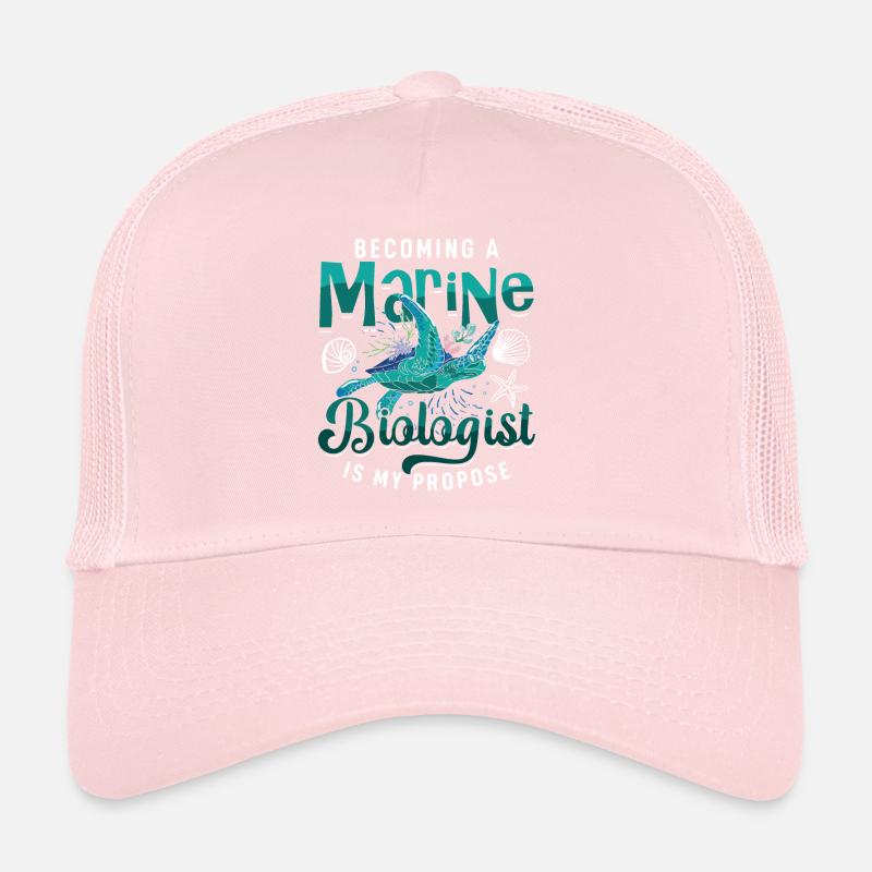 Conception en sciences de la mer pour un étudiant en océan Casquette trucker 