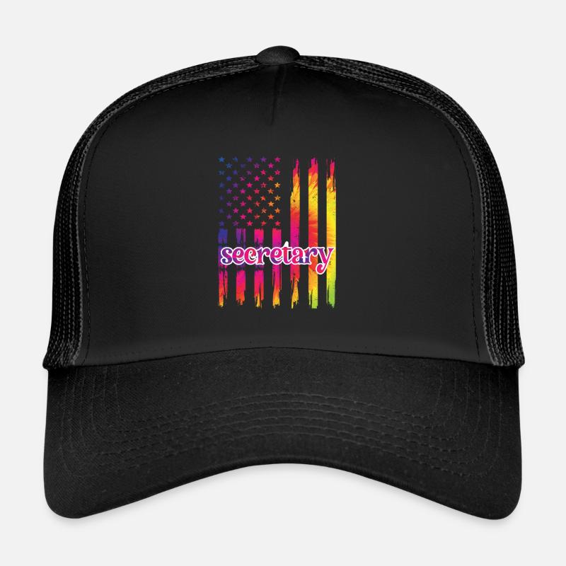 Secretary Proud office workers Appreciation Trucker Cap