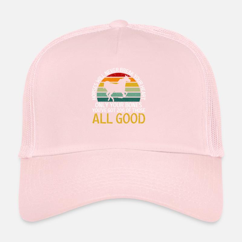Pferde werden dir nie das Herz brechen Inspiration Trucker Cap