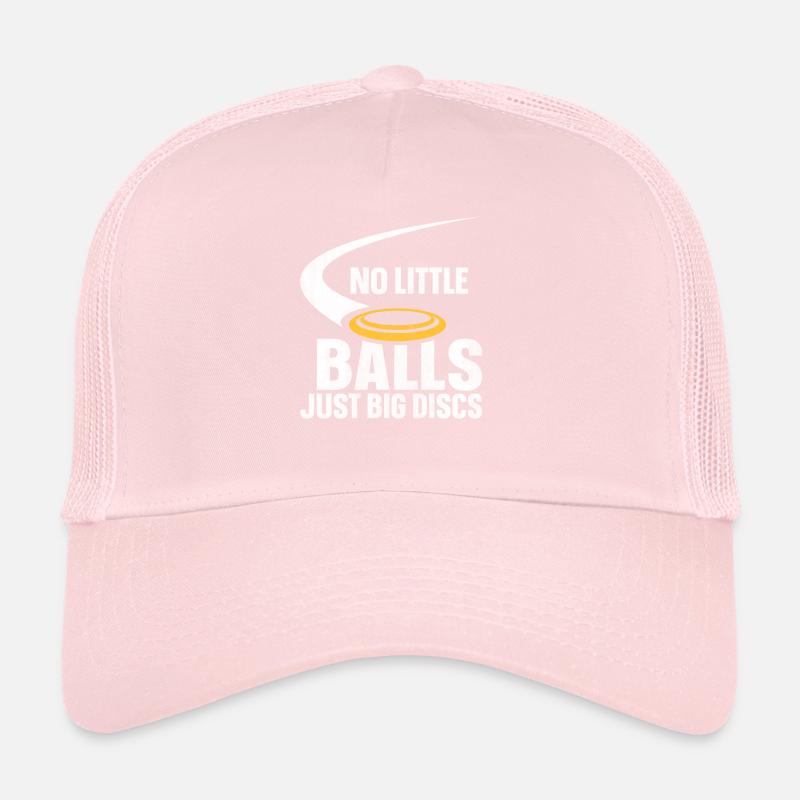 Pas de petites balles juste de gros disques Fun Disc Golf Casquette trucker 