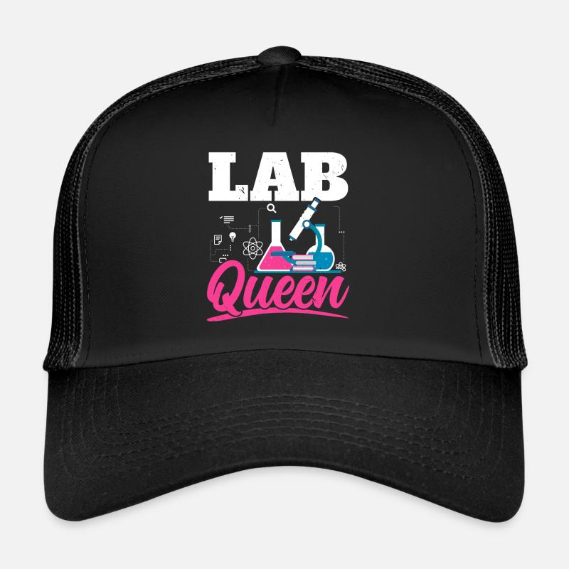 Laboratory Queen Biologist Science Teacher Biolog Trucker Cap