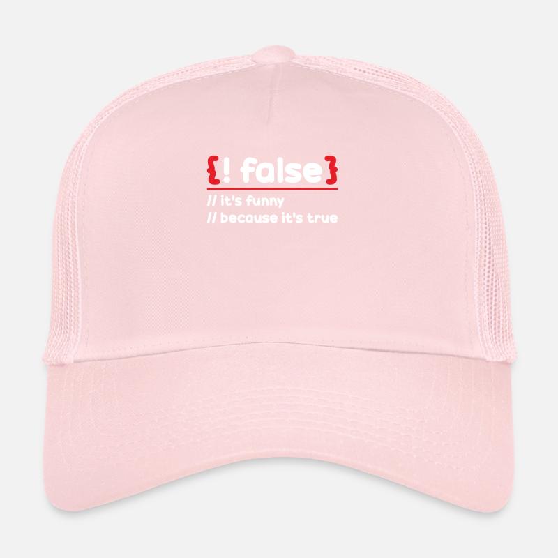 Programmeur Programmation Logiciel Codage Codeur Casquette trucker 
