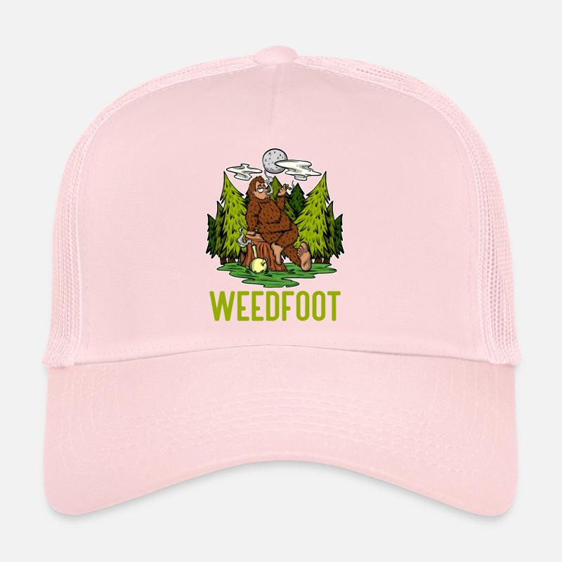 Marijuana Bigfoot Weed Casquette trucker 