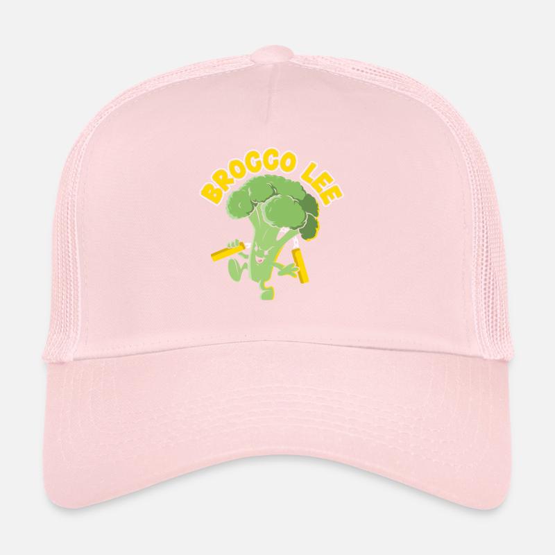Brocco Lee Vegetable Vegetarian Vegan Broccoli Trucker Cap