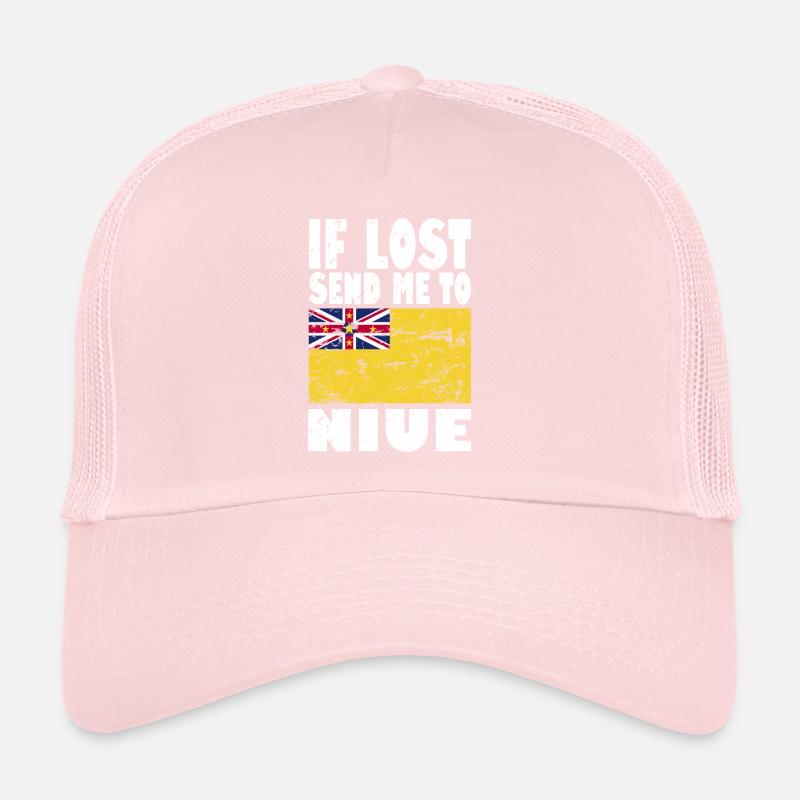 Dicton du drapeau de Niue Casquette trucker 