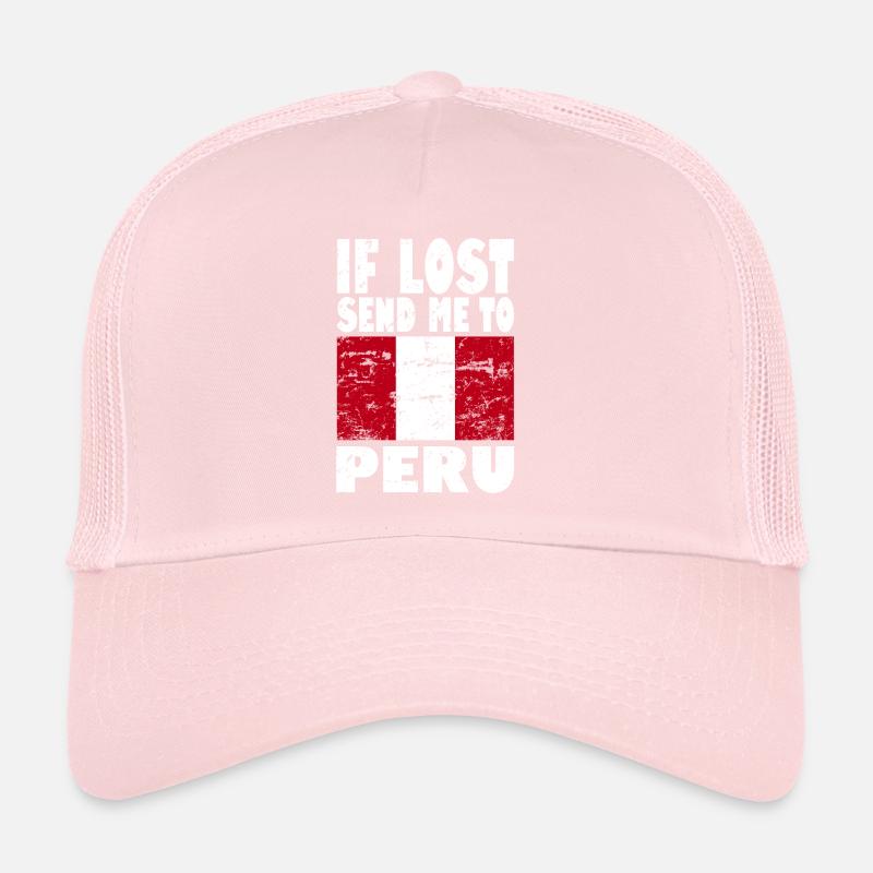 Drapeau du Pérou Casquette trucker 