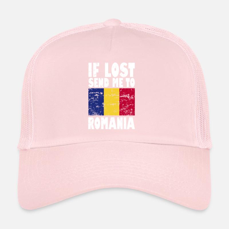 Slogan du drapeau roumain Casquette trucker 