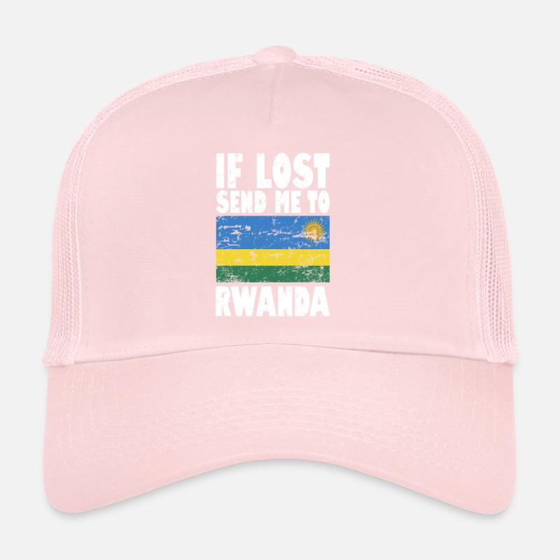 Drapeau du Rwanda Casquette trucker 