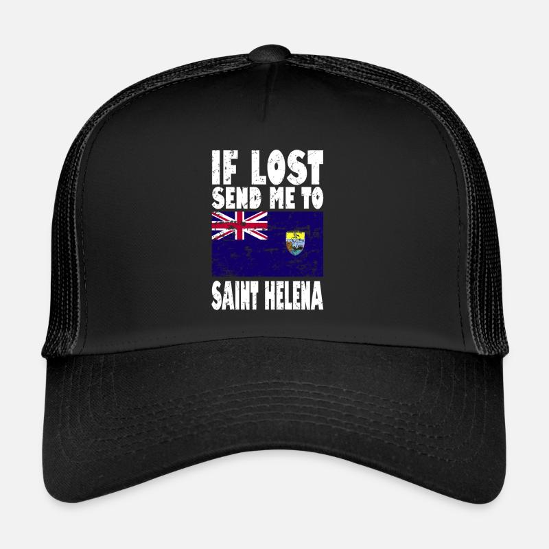 Drapeau de Sainte-Hélène Casquette trucker 