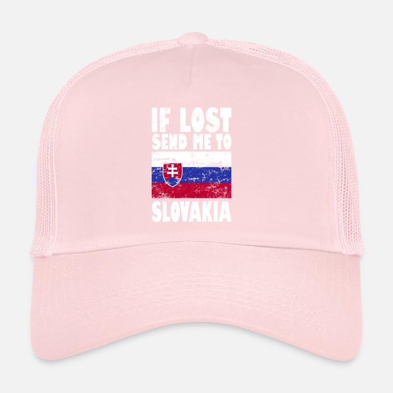 Drapeau de la Slovaquie Casquette trucker 