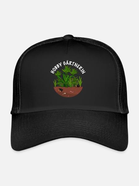 Hobby Gärtnerin - Trucker Cap - Schwarz/Schwarz