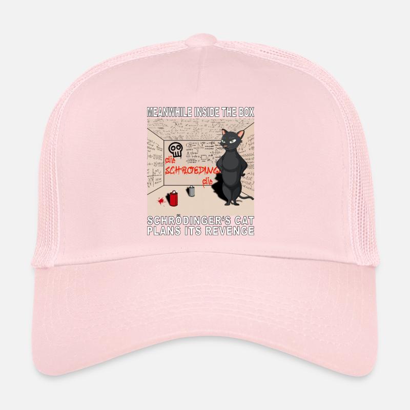 Inside the box: Schrödingers cat plans its REVENGE Trucker Cap