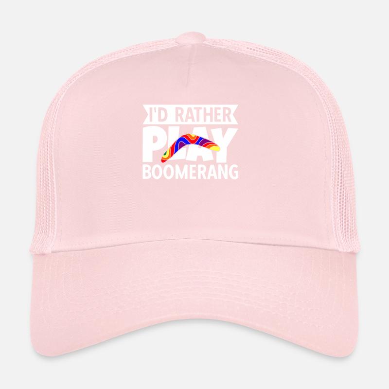 I'd Rather Play Boomerang Trucker Cap