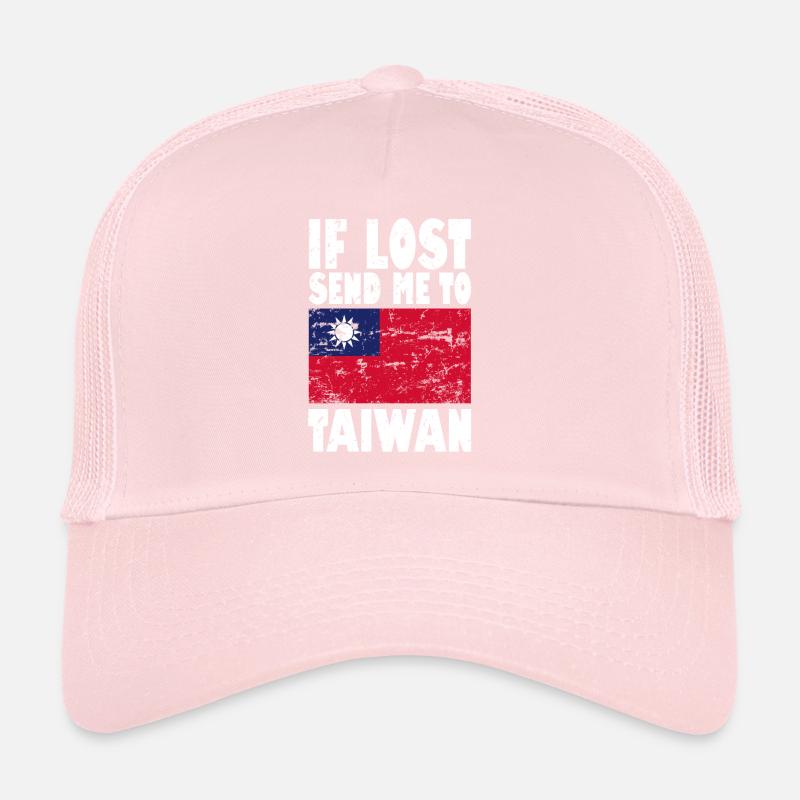 Taiwan Flagge Spruch Trucker Cap