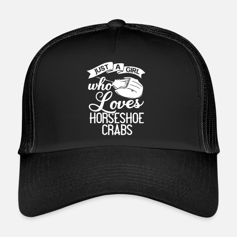 Crabe en fer à cheval Crabe en fer à cheval Crabes des Moluques Casquette trucker 