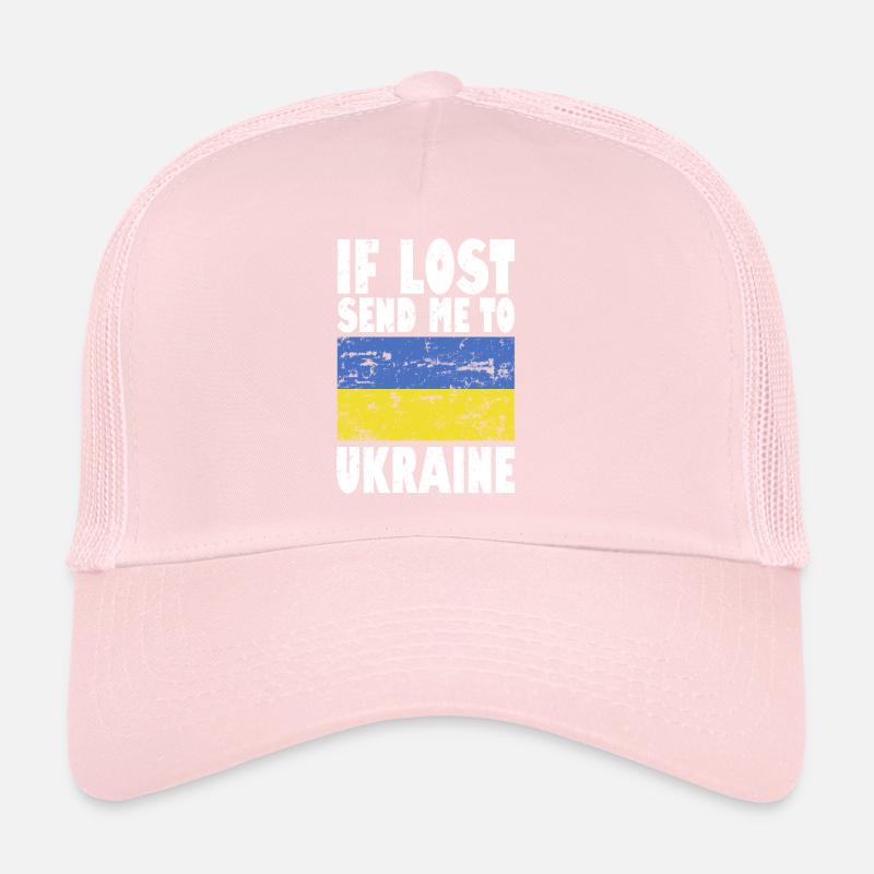 Ukraine Flagge Spruch Trucker Cap