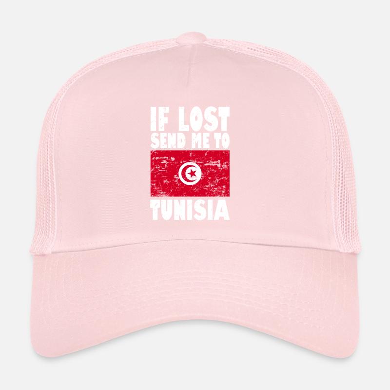 Slogan du drapeau tunisien Casquette trucker 