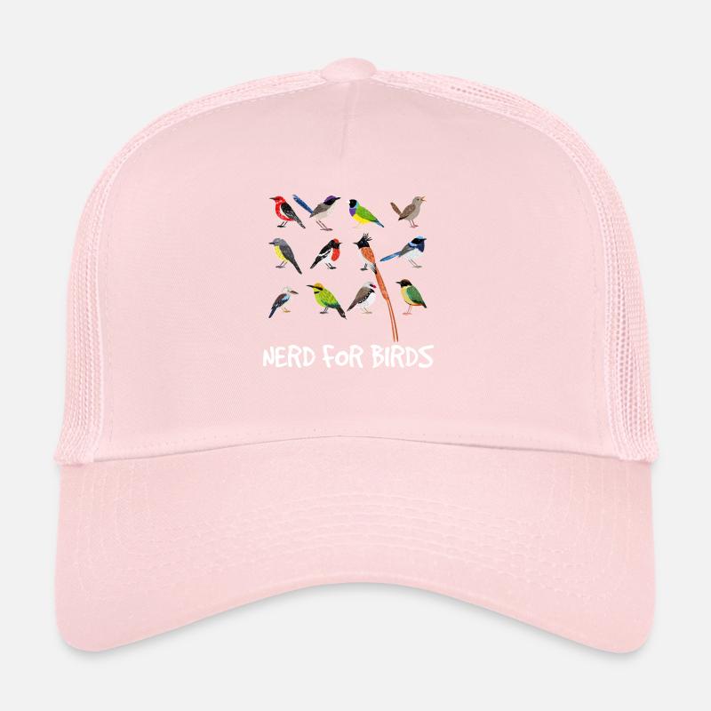 Nerd For Birds Bird Lovers Bird Watching Funny Bir Trucker Cap