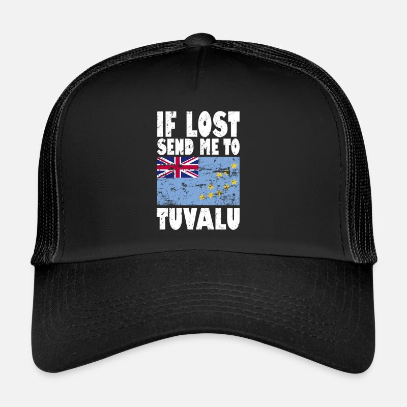 Tuvalu Flag Saying Trucker Cap