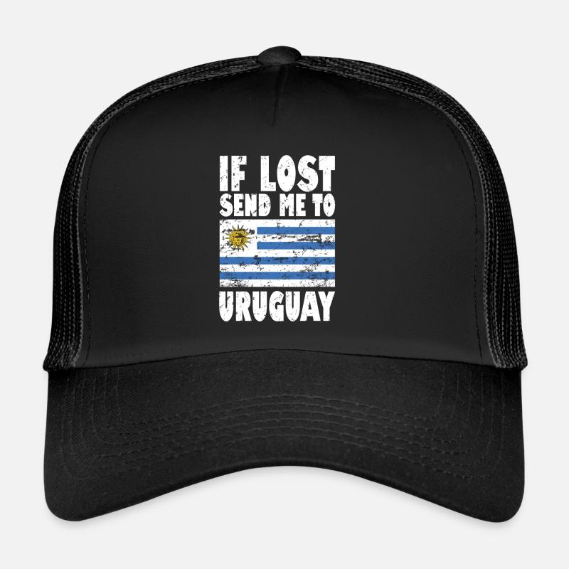 Drapeau de l’Uruguay Casquette trucker 