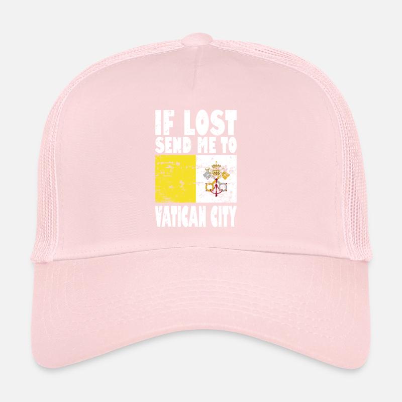 Drapeau de la Cité du Vatican Casquette trucker 