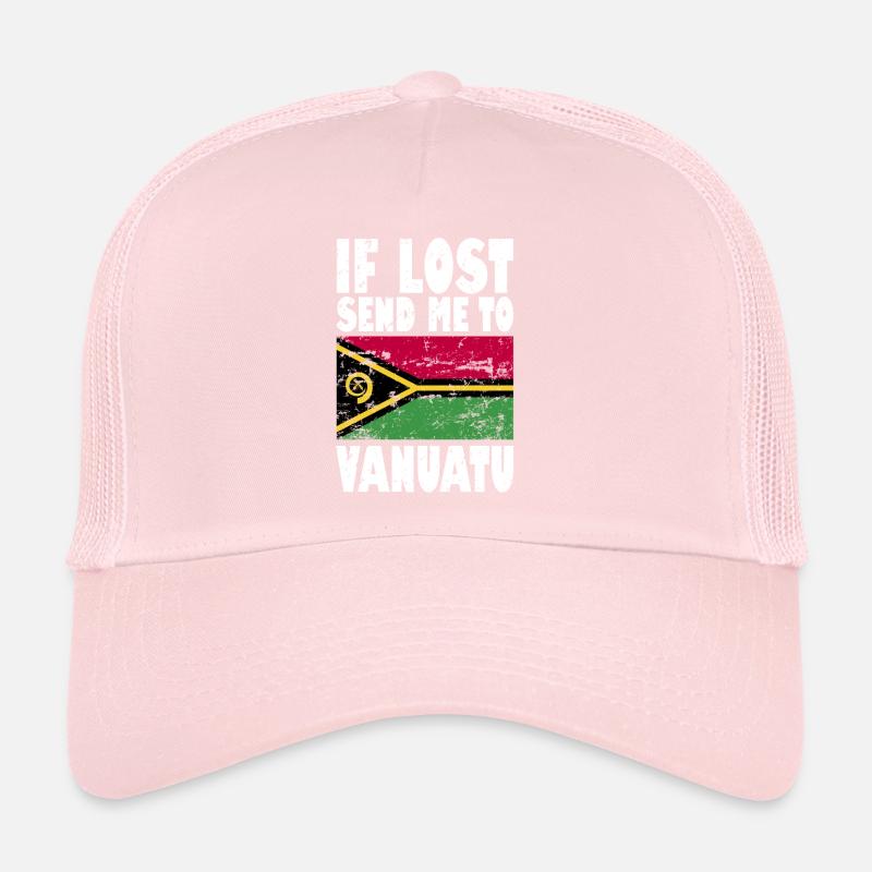 Dicton du drapeau du Vanuatu Casquette trucker 