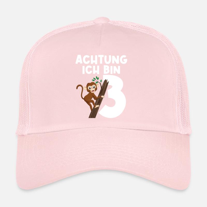 3.Geburtstag Affe Geburtstagsfeier Geschenk Trucker Cap