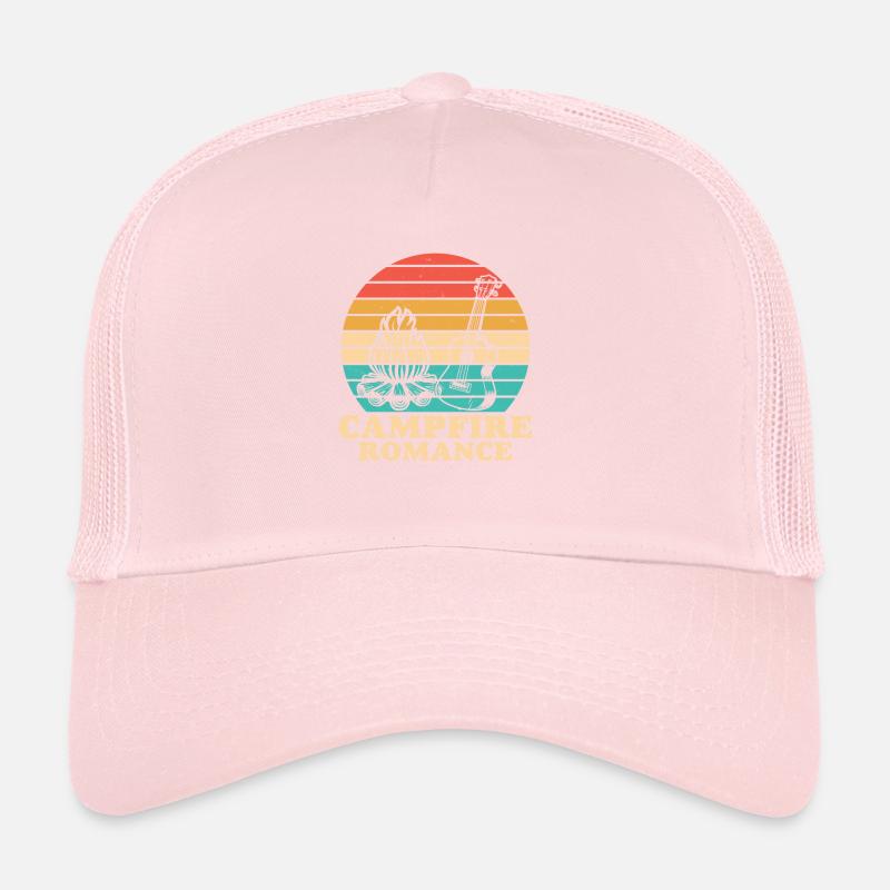 Romance feu de camp rétro drôle Casquette trucker 