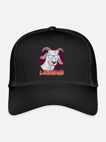 Lausbub - Trucker Cap - Schwarz/Schwarz