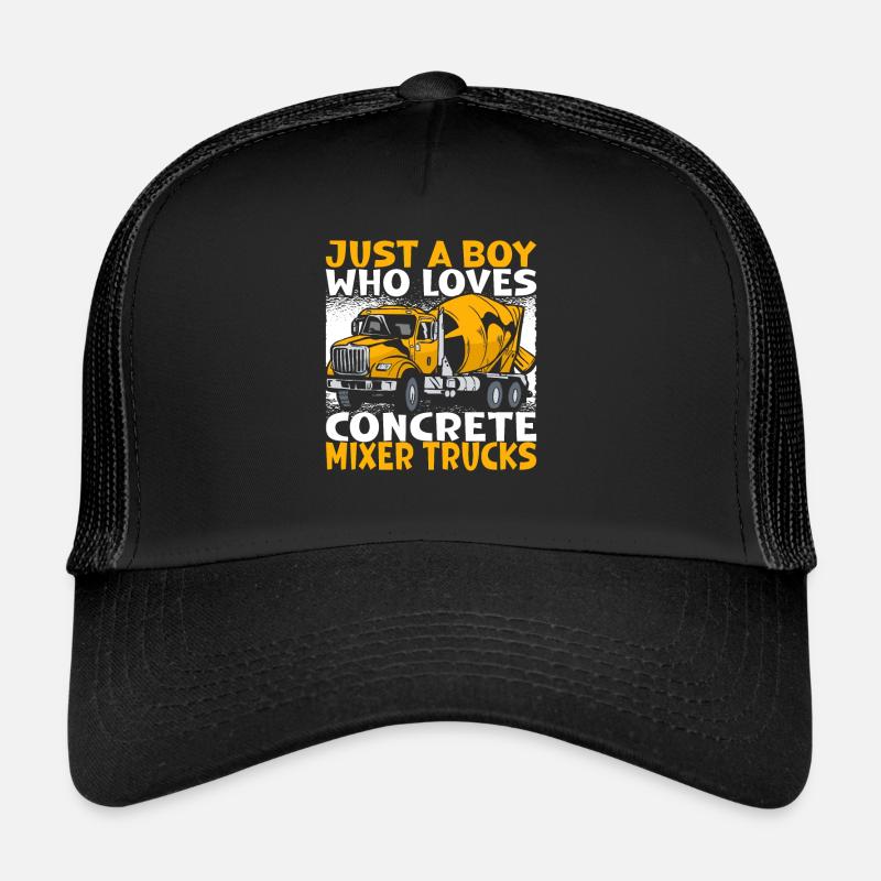 Betonfertiger Nur Ein Junge, Der Beton Liebt Trucker Cap