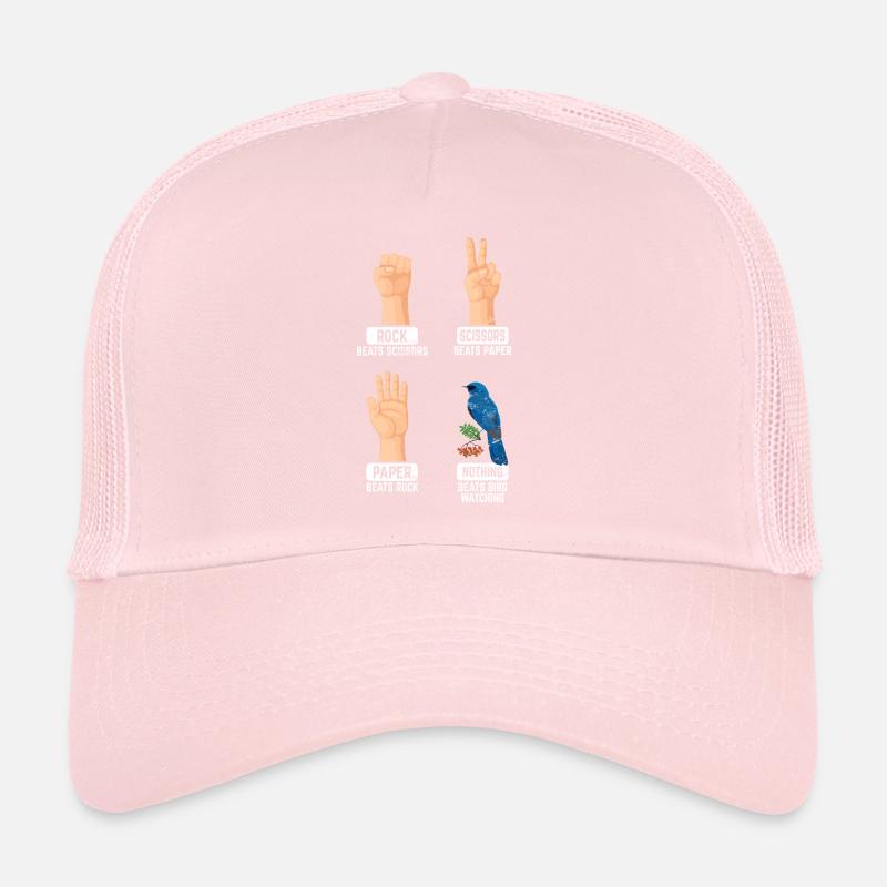 Ciseaux en papier de roche Rien ne vaut l’observation des oiseaux Bi Casquette trucker 