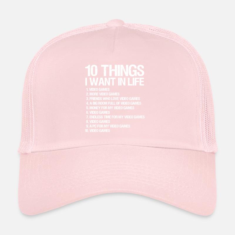 Zocker Gamer Gaming Lustiger Spruch Trucker Cap