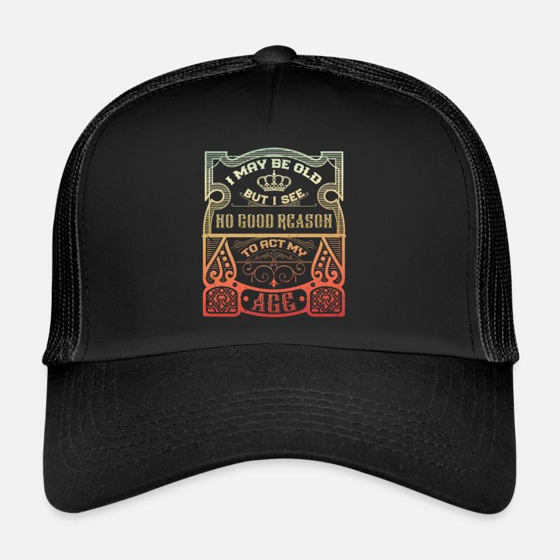 Motivating Sarcastic Funny Ironic Lifestyle Trucker Cap