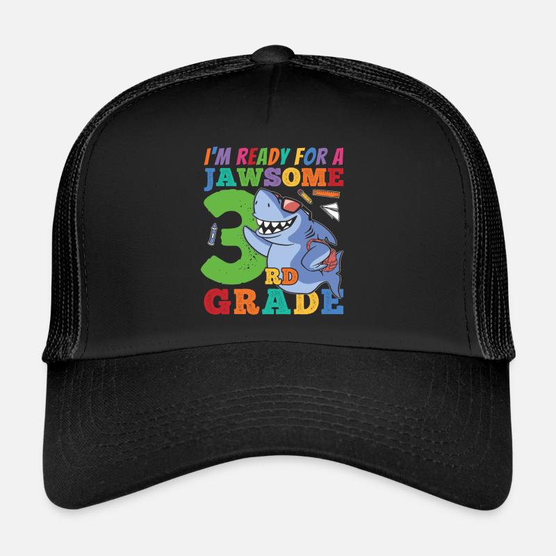 Third Grader Awesome Kid back to School Gift Trucker Cap