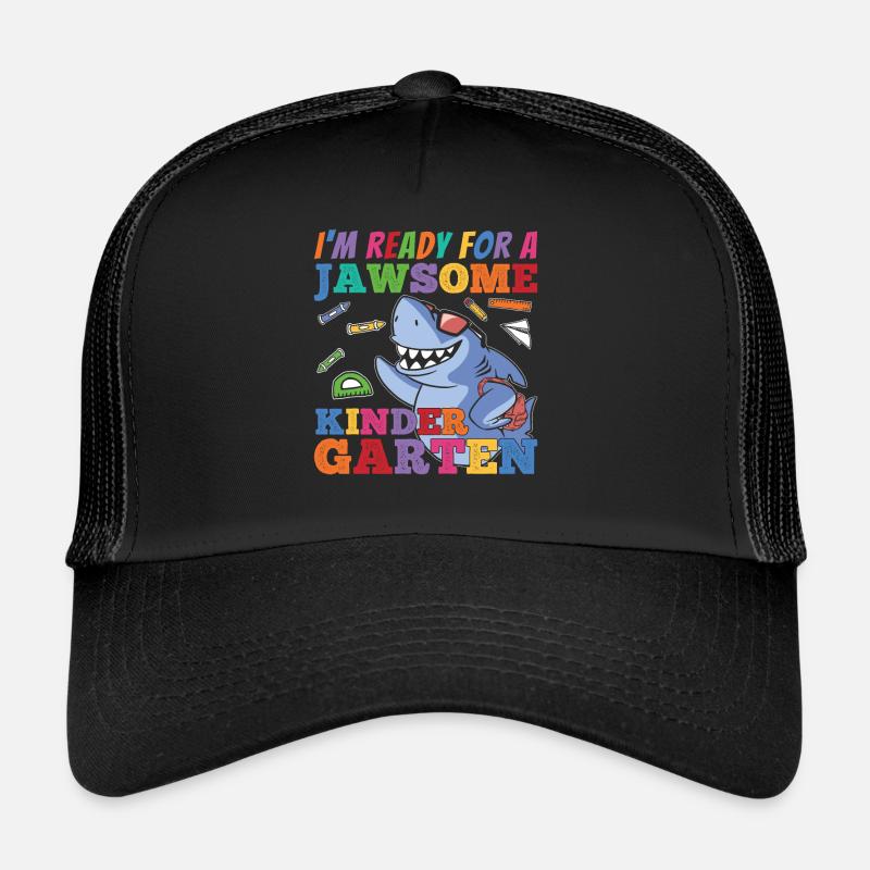 Happy First Day School Kindergarten Awesome Gesche Casquette trucker 