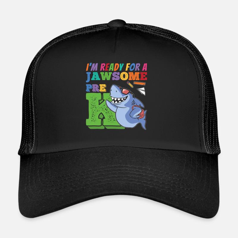 Glücklich ersten Tag Schule Pre K Awesome Geschenk Trucker Cap