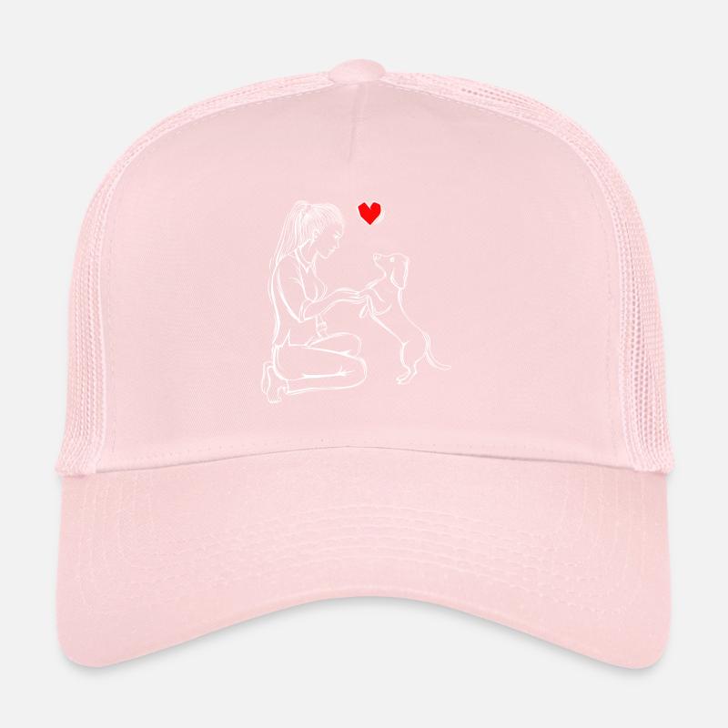 Chiens teckels Amour Teckel Teckel Maîtresse Casquette trucker 