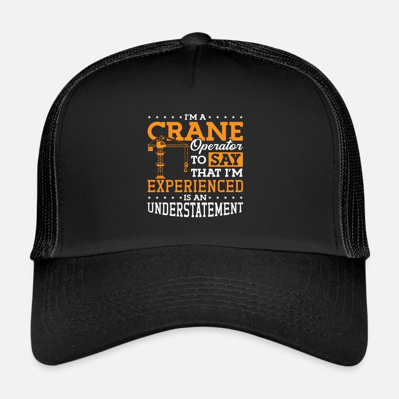 Kranführer Bauarbeiter Kran Kranfahrer Geschenk Trucker Cap