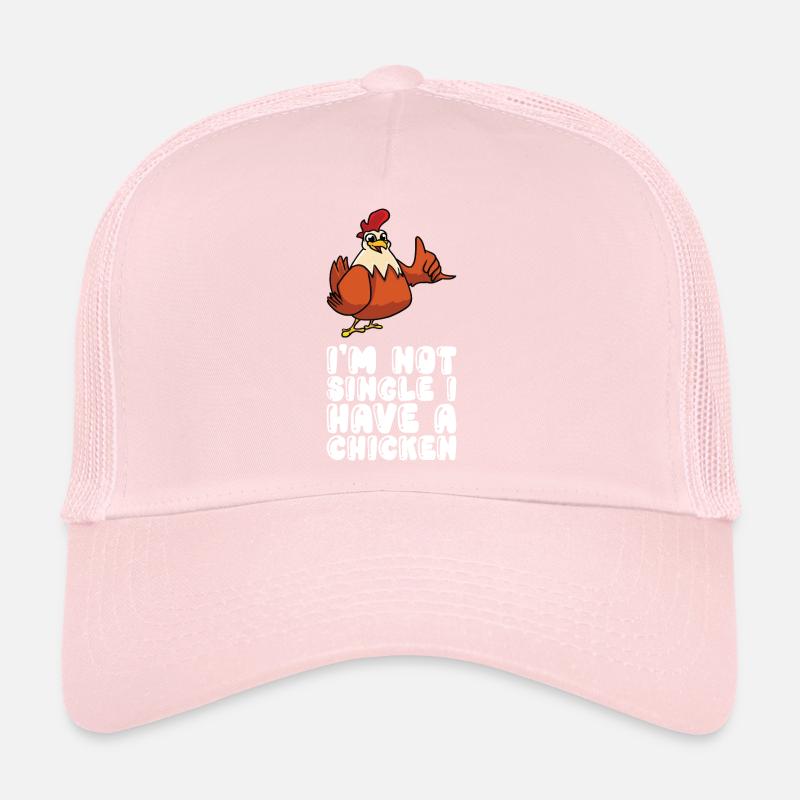 Ich Bin Nicht Single Und Habe Ein Huhn Trucker Cap
