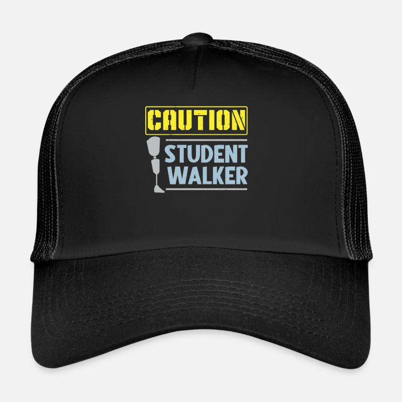 Vorsicht Student Walker Amputierter Amputierter Ch Trucker Cap