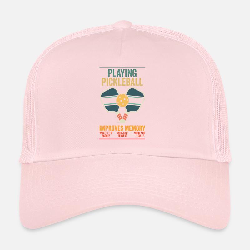 Playing Pickleball Improves Memory Dink Coach Fun Trucker Cap