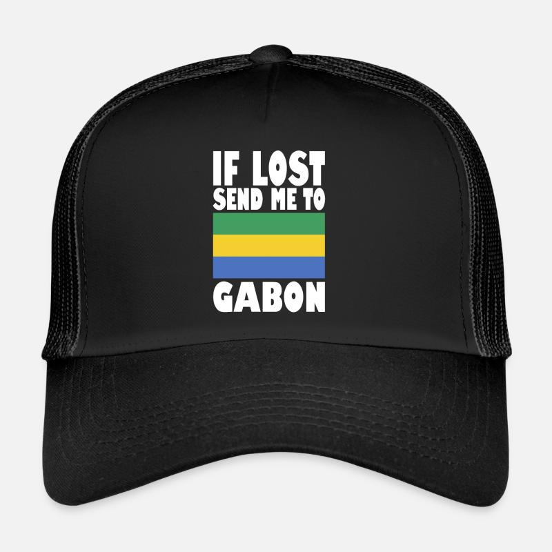 Drapeau du Gabon Casquette trucker 